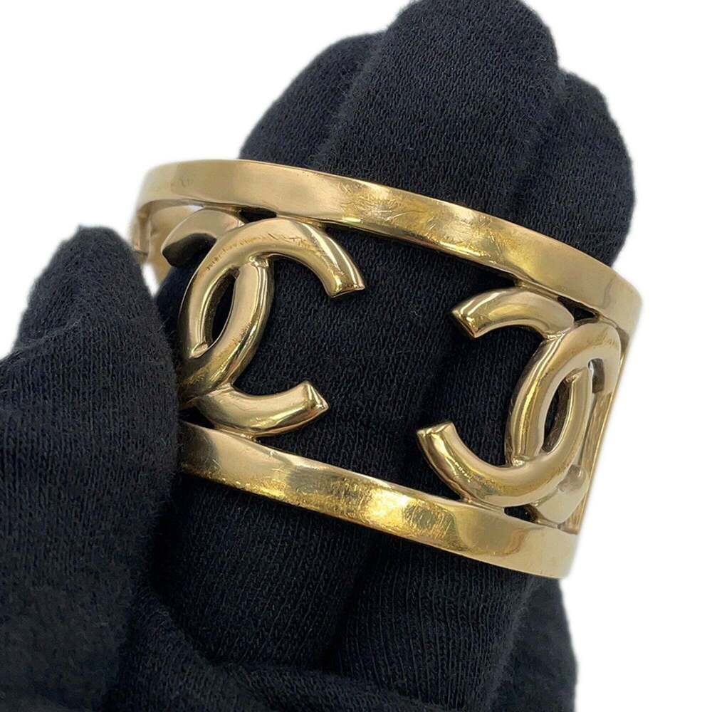 CHANEL Gold Logo Bracelet - Picture 8 of 12